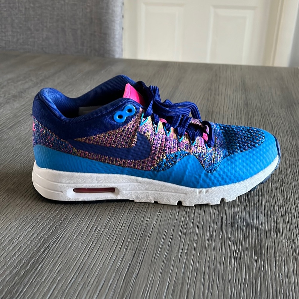 Nike Air Max Blue and Pink Sneakers
